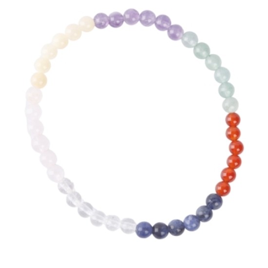 Edelsteen Armband Chakra 4mm Kralen