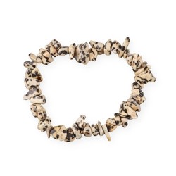 Edelsteen Armband Dalmatier Jaspis Splitter