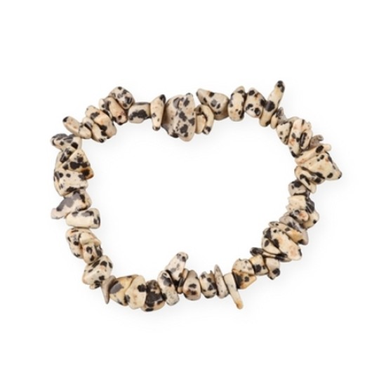 Edelsteen Armband Dalmatier Jaspis Splitter