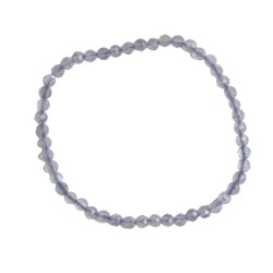 Edelsteen Armband Labradoriet 4mm Facet 18.5cm