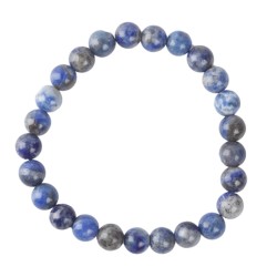 Edelsteen Armband Lapis Lazuli 8mm Kralen 20cm