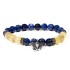 Edelsteen Armband Lapis Lazuli - Rutielkwarts Ganesha 8mm Kralen