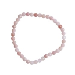 Edelsteen Armband Roze Opaal 4mm Facet