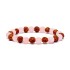 Edelsteen Armband Rudraksha - Rozenkwarts 8mm Kralen