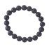 Edelsteen Armband Zwarte Obsidiaan 10mm Kralen 21cm Mat