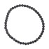 Edelsteen Armband Zwarte Obsidiaan 4mm Kralen