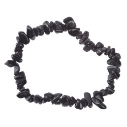 Edelsteen Armband Zwarte Obsidiaan Splitter