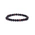 Edelsteen Armband Zwarte Onyx - Kattenoog 6mm Kralen