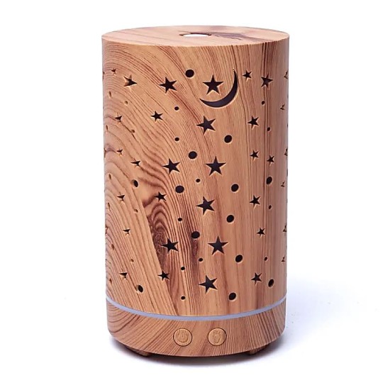 Aroma Diffuser Starlight Houtmotief 200ml