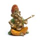 Beeld Ganesha met citar 27cm
