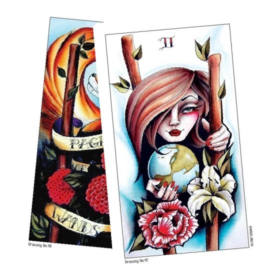 Eight Coins' Tattoo Tarot Lana Zellner