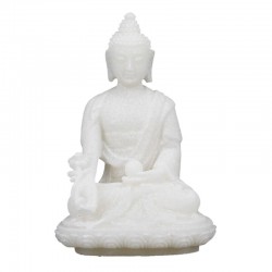 Boeddha Medicijn Wit 9cm 2 stuks