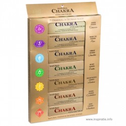 Chakra Collection Natural Wierook Box Gold