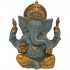 Ganesha Grote Oren Gold-Grey 14cm