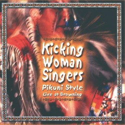 Kicking Woman Singers Pikuni Style - Live at Browning