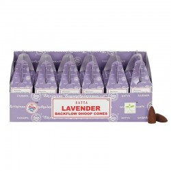 Lavendel Backflow Wierookkegels 6 pakjes