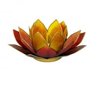 Lotus Capiz Sfeerlicht Driekleurig Goud