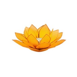 Lotus Capiz Sfeerlicht Geel 3e Chakra Goud