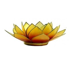 Lotus Capiz Sfeerlicht Oranje-Geel