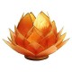 Lotus Capiz Sfeerlicht Oranje Goud XL