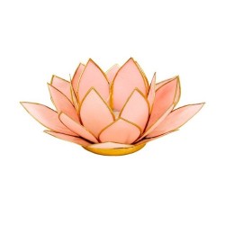 Lotus Capiz Sfeerlicht Pastel Roze Goud