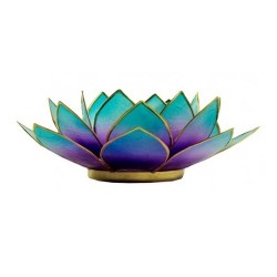 Lotus Capiz Sfeerlicht Violet-Blauw