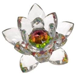 Lotusbloem Glaskristal 9 cm