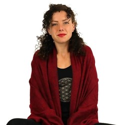 Meditatie Omslagdoek Boeddhistisch Rood