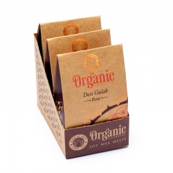 Organic Goodness Smeltkaarsjes Desi Gulab Roos Set 3x 40 gram