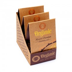 Organic Goodness Smeltkaarsjes Mysore Chandan Sandelhout Set 3x 40 gram