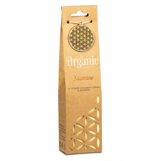 Organic Goodness Wierookkegels Jasmijn Box 12 Zakjes