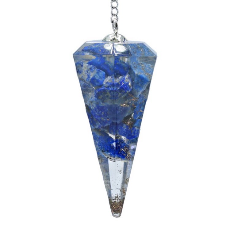 inch Toevlucht Punt Pendel Orgonite Lapis Lazuli Facet kopen