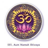 Raamsticker Om Namah Shivaya 3 stuks