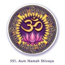 Raamsticker Om Namah Shivaya 3 stuks