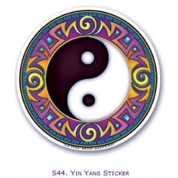 Raamsticker Yin Yang 3 stuks