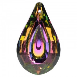Regenboogkristal Bindi multicolor 5 cm set 3 stuks