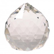 Regenboogkristal Bol Transparant 4cm