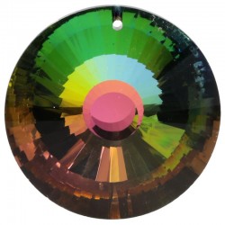 Regenboogkristal cirkel multicolor 4,5 cm set 3 stuks