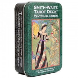 Smith-Waite Tarot Deck In A Tin Pamela Colman Smith