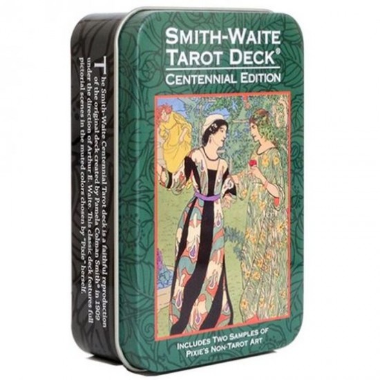 Smith-Waite Tarot Deck In A Tin Pamela Colman Smith