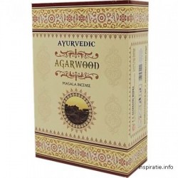 Ayurvedische Masala Agarwood Premium Wierook Box 12 pakjes