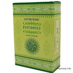 Ayurvedische Masala Patchouli Premium Wierook Box 12 pakjes
