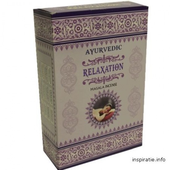 Ayurvedische Masala Relaxation Wierook Box 12 pakjes