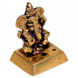 Wierookhouder Ganesha Messing 4.5cm