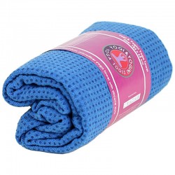 Yoga Handdoek Siliconen Antislip Blauw 183x65cm