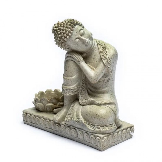 Boeddha Met Kaarshouder 17,5cm