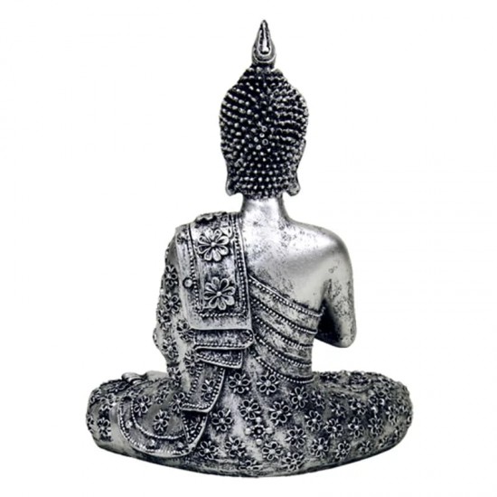 Meditatie Boeddha Met Waxinelichthouder 20cm
