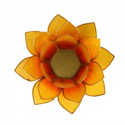 Lotus Capiz Sfeerlicht Oranje-Geel
