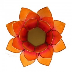 Lotus Capiz Sfeerlicht Roze-Oranje