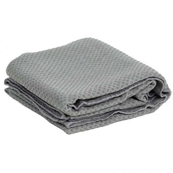 Score Hoge blootstelling Boekwinkel Yoga Handdoek Siliconen Antislip Grijs 183x65cm kopen